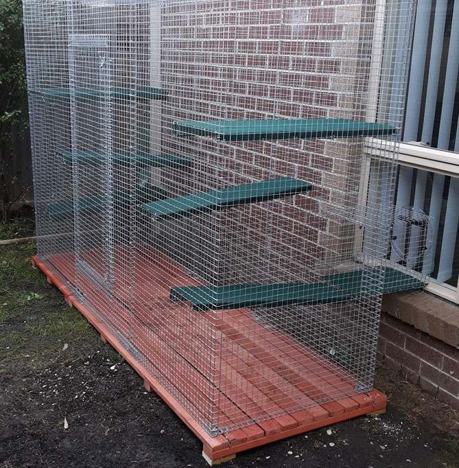 timber base for the enclosures