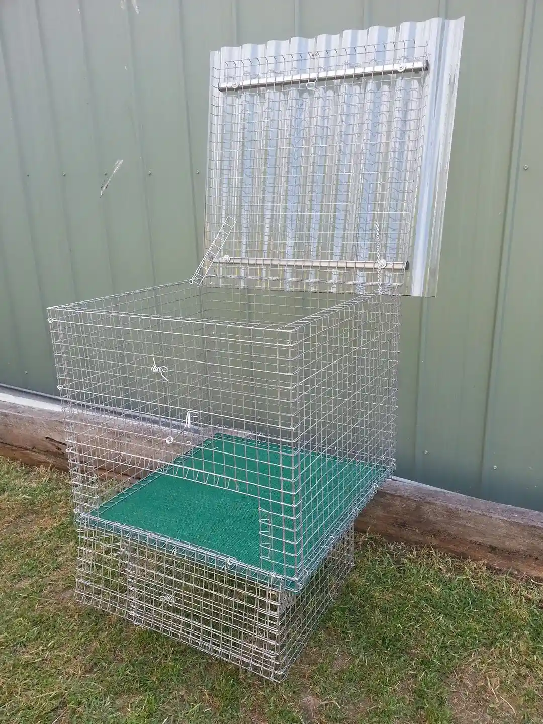 wire mesh kitty litter module